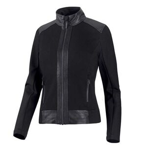Harley-Davidson Black Leather trim Jacket